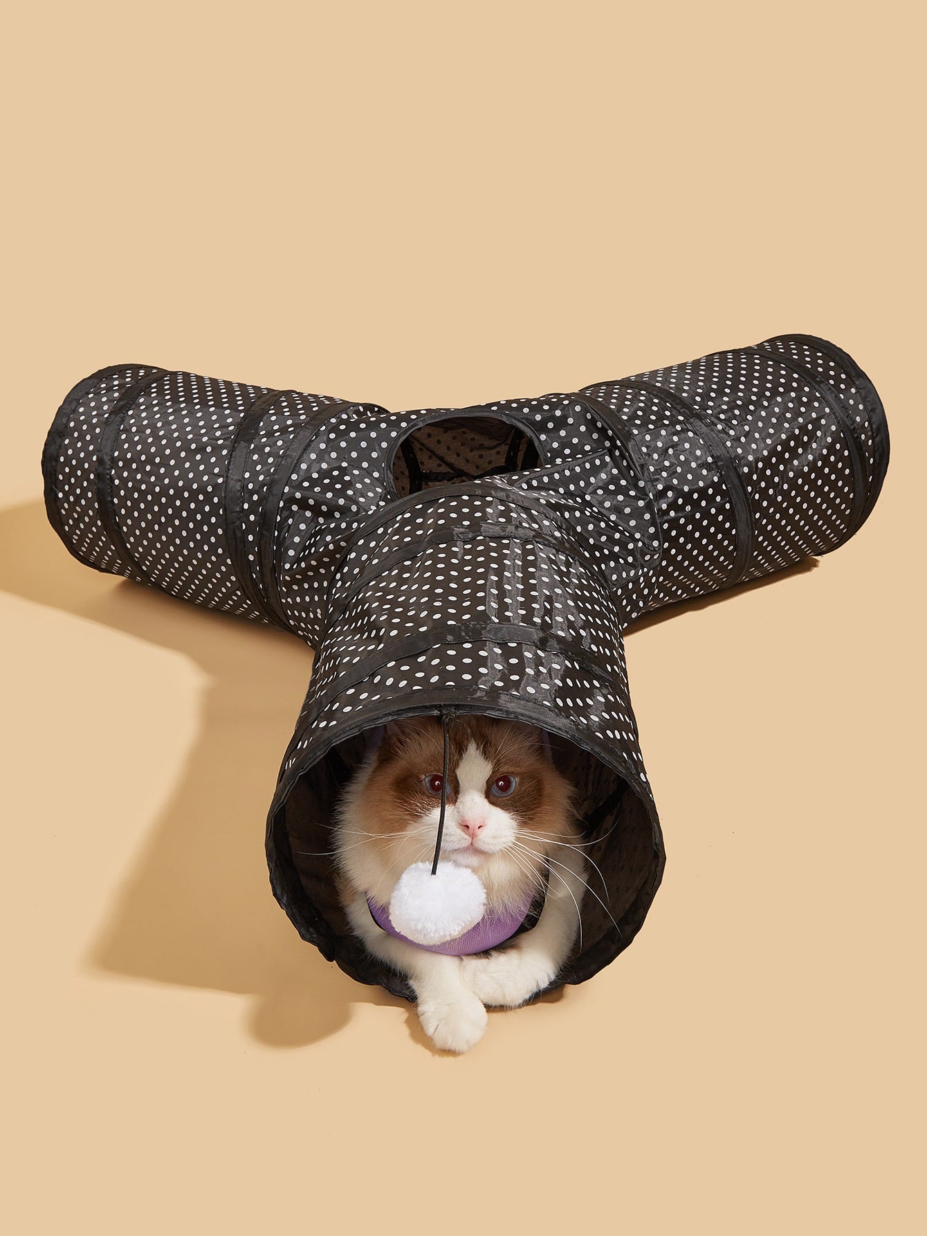 Foldable Pet Tunnel Channel Interactive Toy
