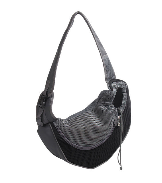 Mesh Oxford Pet Carrier Shoulder Sling Travel Bag