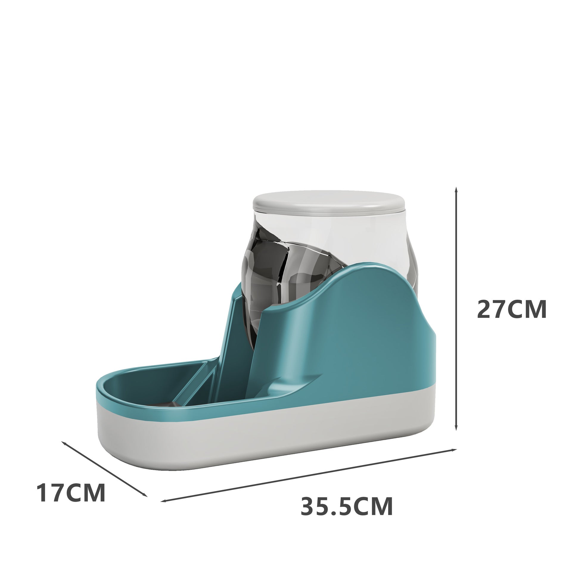 Automatic Pet Water Fountain Food Feeder Dispenser