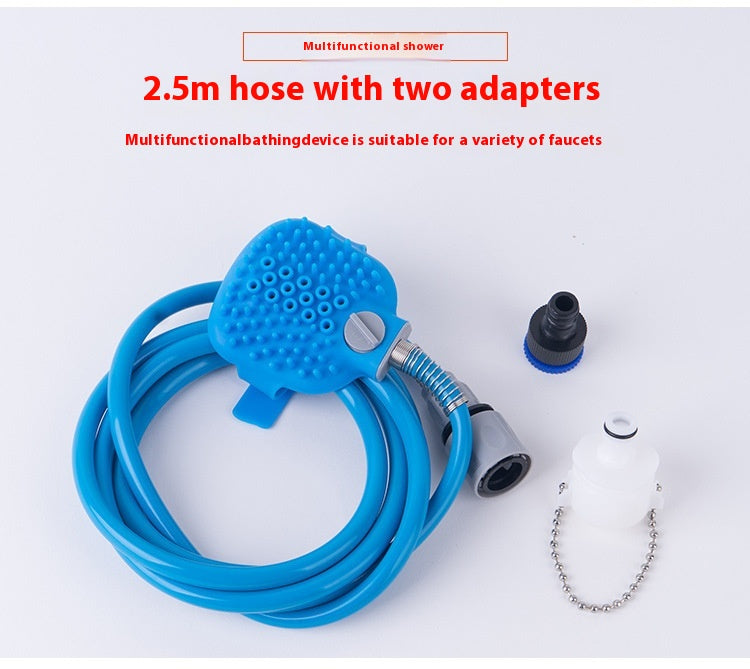 Silicone Pet Bath Gloves Handheld Shower Massage Brush