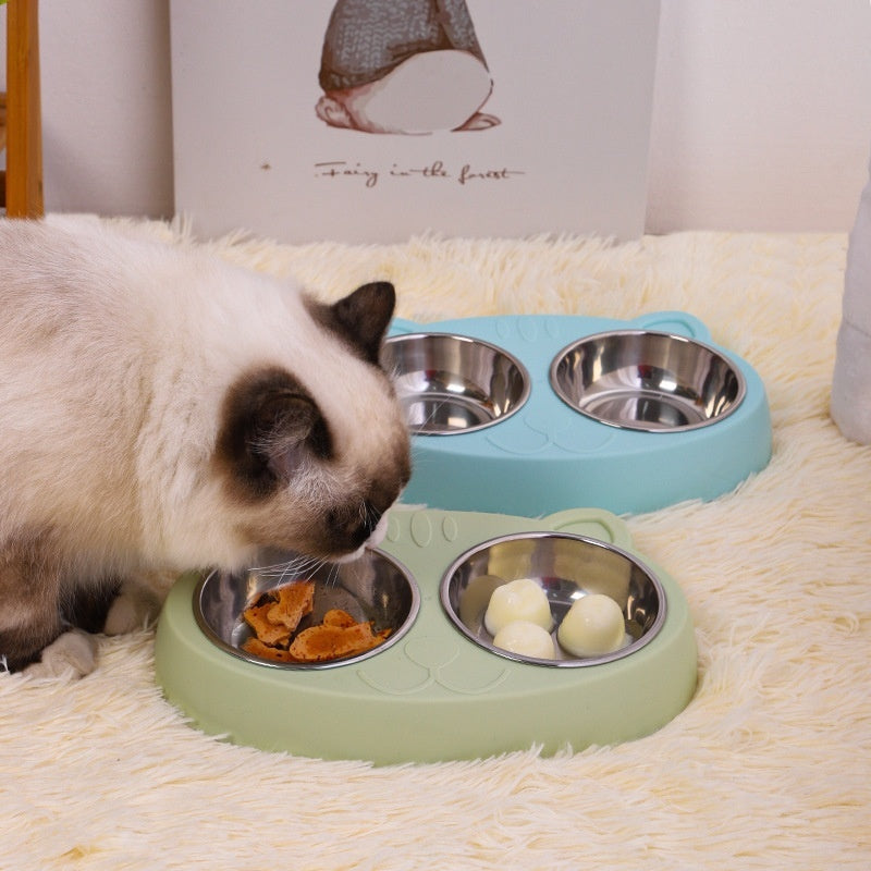 Pet Food And Water Ceramic Feeding Bowl Basin
