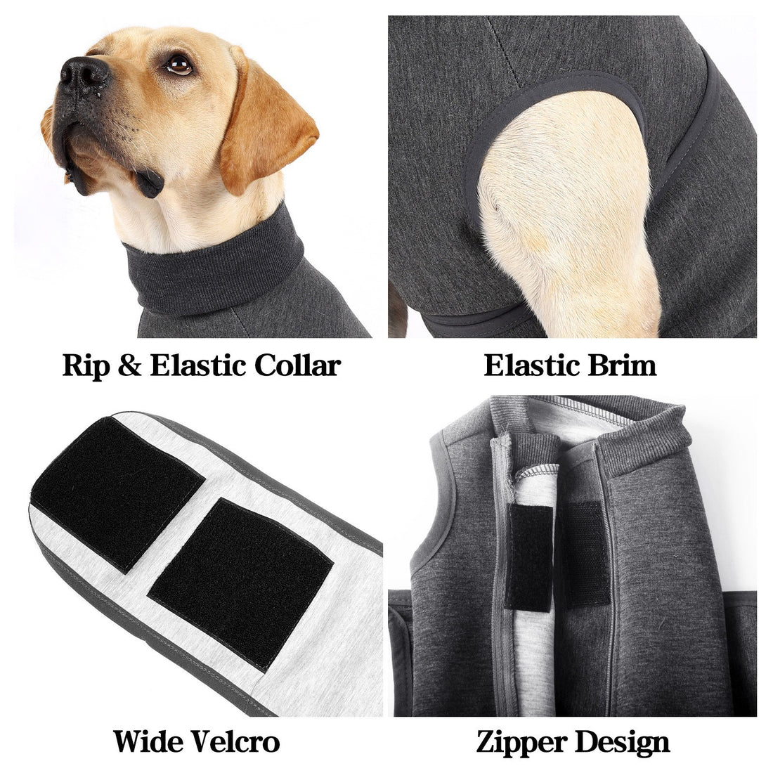 Comfort Cotton Polyester Double Layer Pet Jacket Apparel