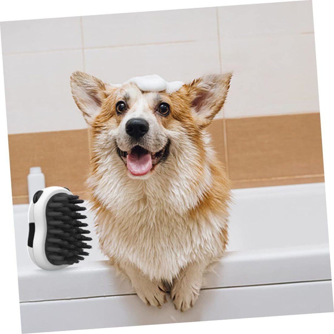 Pet Grooming Bath Brush Hair Removal Glove Tool