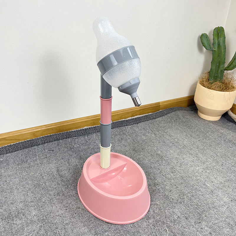 Automatic Pet Water Dispenser Adjustable Height Bowl Stand