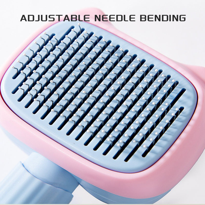 Pet Deshedding Grooming Brush And Dematting Comb For Long Hair
