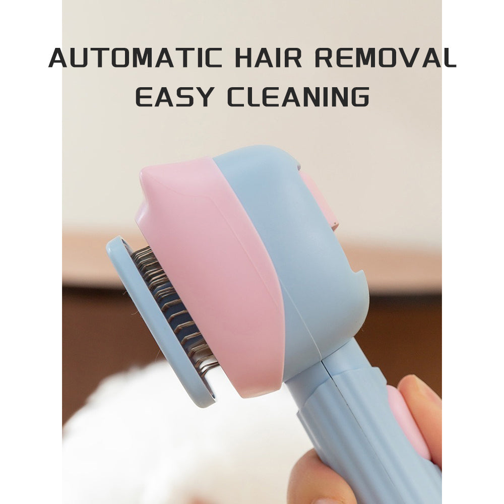 Pet Deshedding Grooming Brush And Dematting Comb For Long Hair