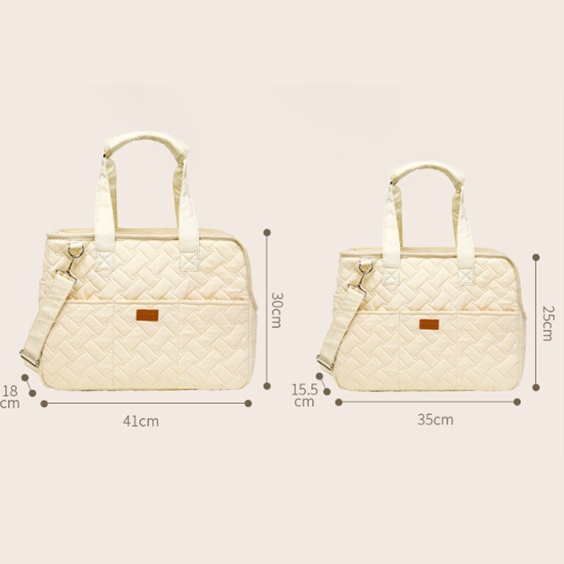 Breathable Mesh Pet Carrier Handbag With Pockets Travel Tote
