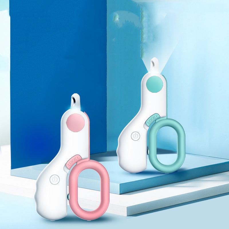 LED Illuminated Pet Nail Trimmer With ABS Handle
