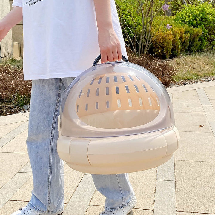 Panoramic Space Capsule Pet Carrier With Cushion