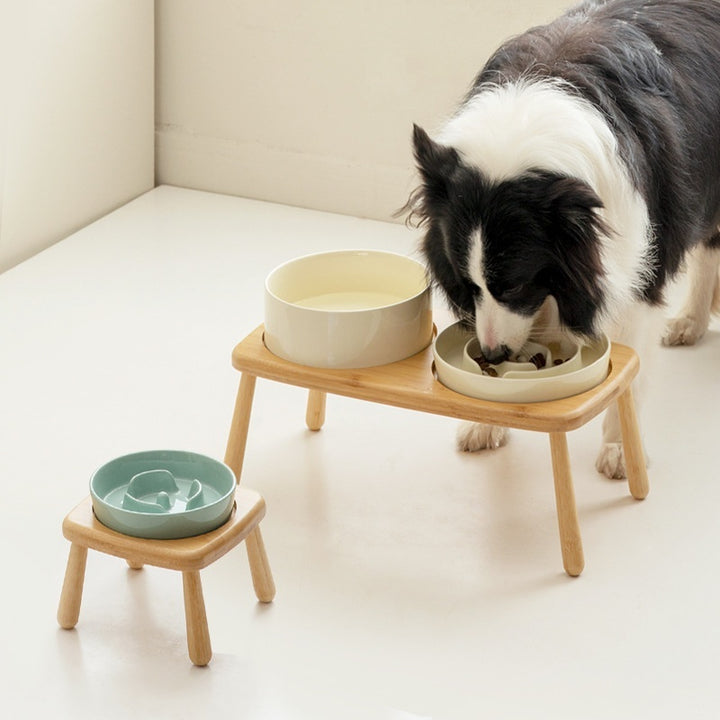 Ceramic Slow Feeding Pet Anti Choking Bowl