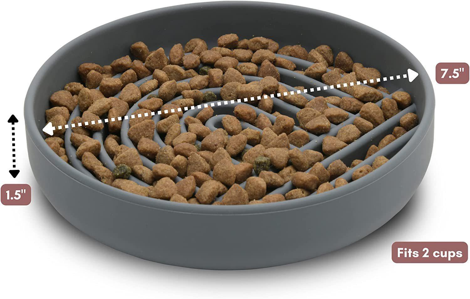 Fashion Simple Pet Slow Feeding Bowl