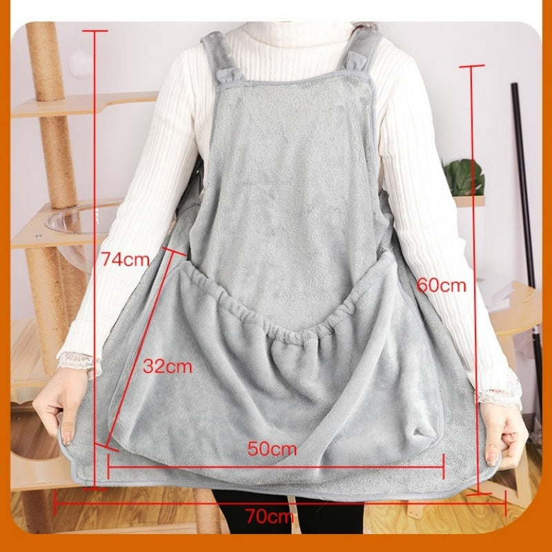 Plush Pet Chest Carrier Pocket Travel Bag